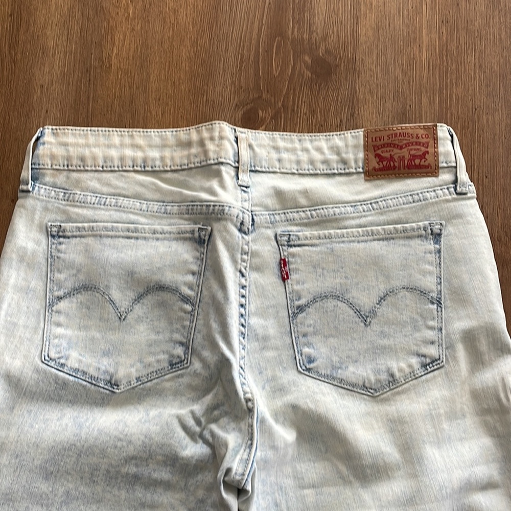 Levi 711 Skinny Acid Washed Jeans - Picture 7 of 7
